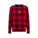 AC MILAN TARTAN CHRISTMAS JUMPER
