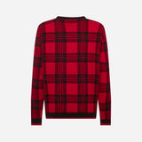 AC MILAN TARTAN CHRISTMAS JUMPER