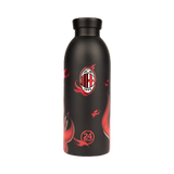 BUNDLE SCARF WITH LOGO AND THICK STRIPES + AC MILAN X 24BOTTLES BOTTLE WITH FLAMES