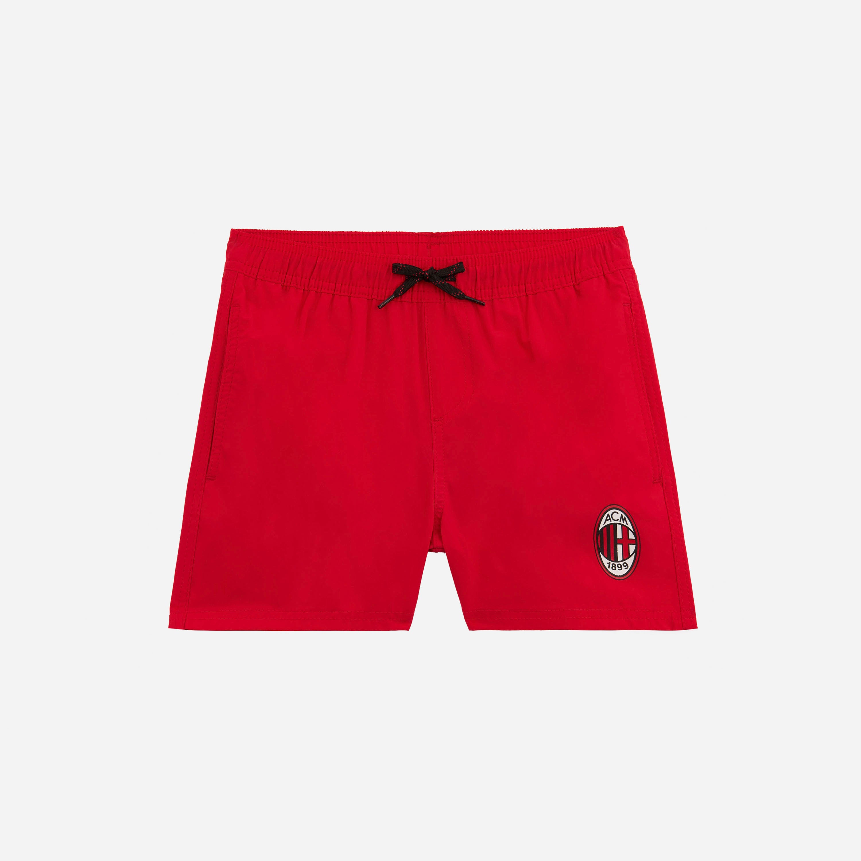 AC MILAN RED KIDS' SWIM SHORTS