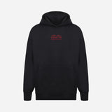 AC MILAN CASCIAVIT BLACK AND RED HOODIE