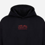 AC MILAN CASCIAVIT BLACK AND RED HOODIE