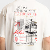 AC MILAN T-SHIRT WITH BACK PRINT CITY COLLECTION