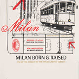 AC MILAN T-SHIRT WITH BACK PRINT CITY COLLECTION