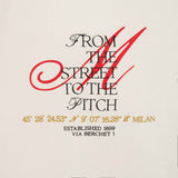 AC MILAN T-SHIRT WITH BACK PRINT CITY COLLECTION