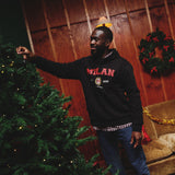 FELPA MILAN NERA COLLEGE COLLECTION