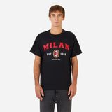 AC MILAN COLLEGE COLLECTION BLACK T-SHIRT