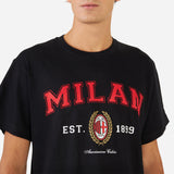 AC MILAN COLLEGE COLLECTION BLACK T-SHIRT