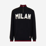 AC MILAN 60S HALF-ZIP SWEATER
