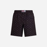 AC MILAN X MC2 SAINT BARTH SWIM SHORT WITH LOGO PATTERN