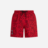 AC MILAN X MC2 SAINT BARTH SWIM SHORT WITH BANDANA PATTERN
