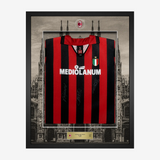 MAGLIA HOME UFFICIALE 1988/89 INCORNICIATA E FIRMATA DA VAN BASTEN, GULLIT E RIJKAARD