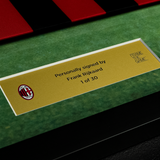 RIJKAARD AC MILAN SIGNED AND FRAMED HOME JERSEY 1988/89