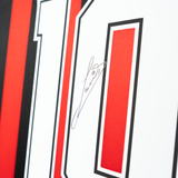 GULLIT AC MILAN SIGNED AND FRAMED HOME JERSEY 1988/89