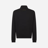 AC MILAN BLACK SWEATSHIRT 1/4 ZIP - CLUB 1899