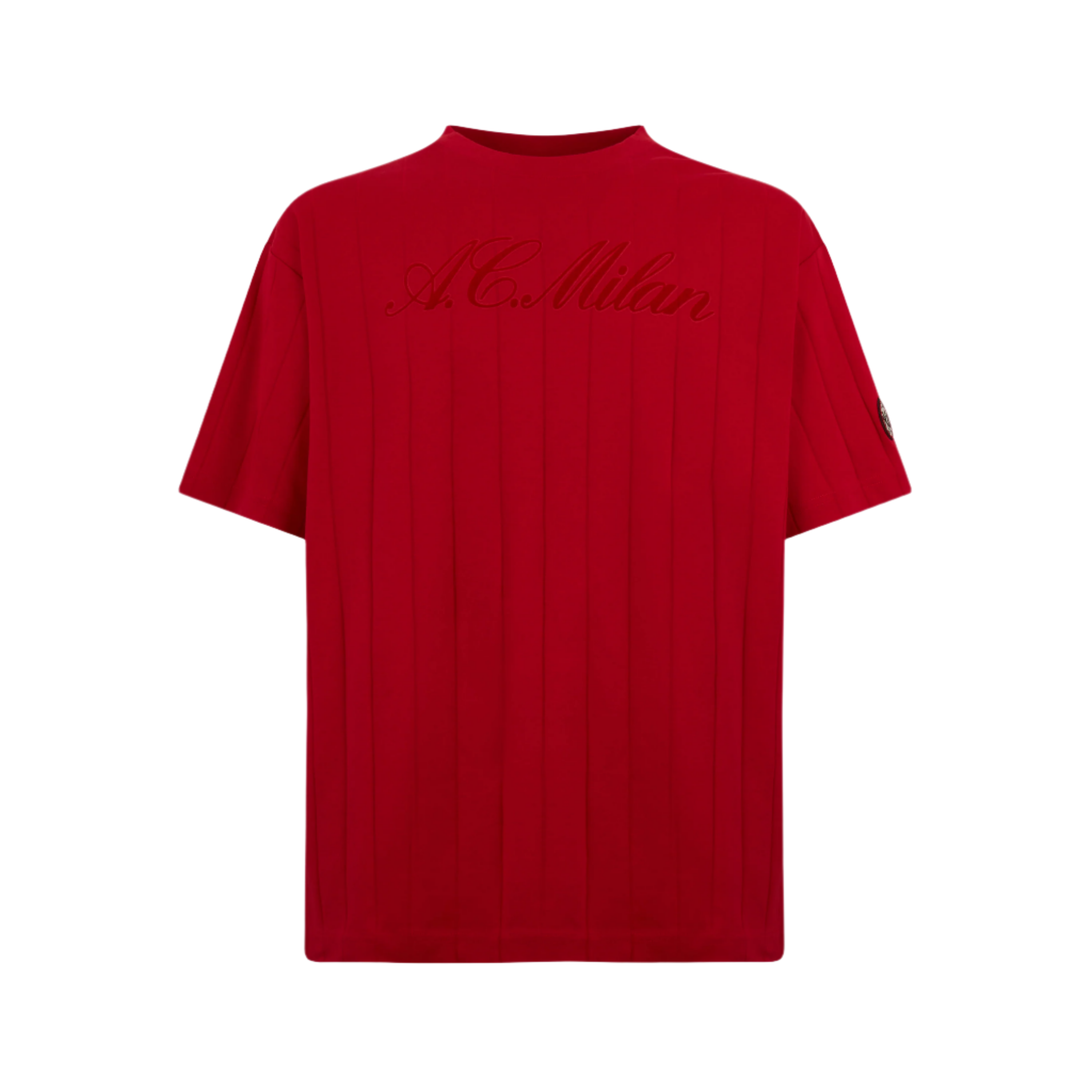 AC Milan x NY Yankees - RED TSHIRT WITH FRONT AND BACK LOGO