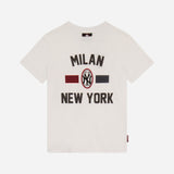 AC Milan x NY Yankees - KIDS GRAPHIC TSHIRT WITH FRONT LOGOS