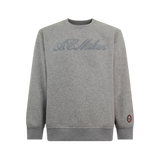 AC Milan x NY Yankees - FELPA GIROCOLLO CON SCRITTA SUL FRONTE E RETRO