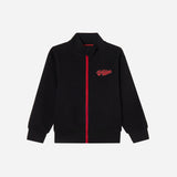 AC MILAN TEDDY ZIPPER SWEATSHIRT BLACK KIDS