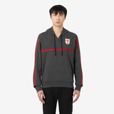 MILAN SWEATSHIRT WITH AC MILAN ESCUTCHEON AND STRIPES