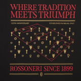 AC MILAN BLACK HOODIE - ROSSONERI SINCE 1899