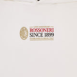 FELPA CON CAPPUCCIO BIANCA - ROSSONERI SINCE 1899