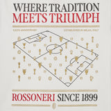 T-SHIRT BIANCA BAMBINO - ROSSONERI SINCE 1899