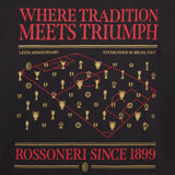 AC MILAN BLACK T-SHIRT - ROSSONERI SINCE 1899