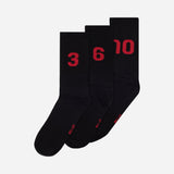 AC MILAN SET OF THREE SOCKS WITH NUMBERS