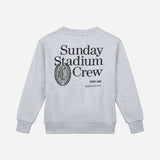 FELPA MILAN GRIGIA SUNDAY STADIUM CREW BAMBINO
