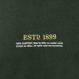 AC MILAN SUNDAY STADIUM CREW GREEN SWEATSHIRT