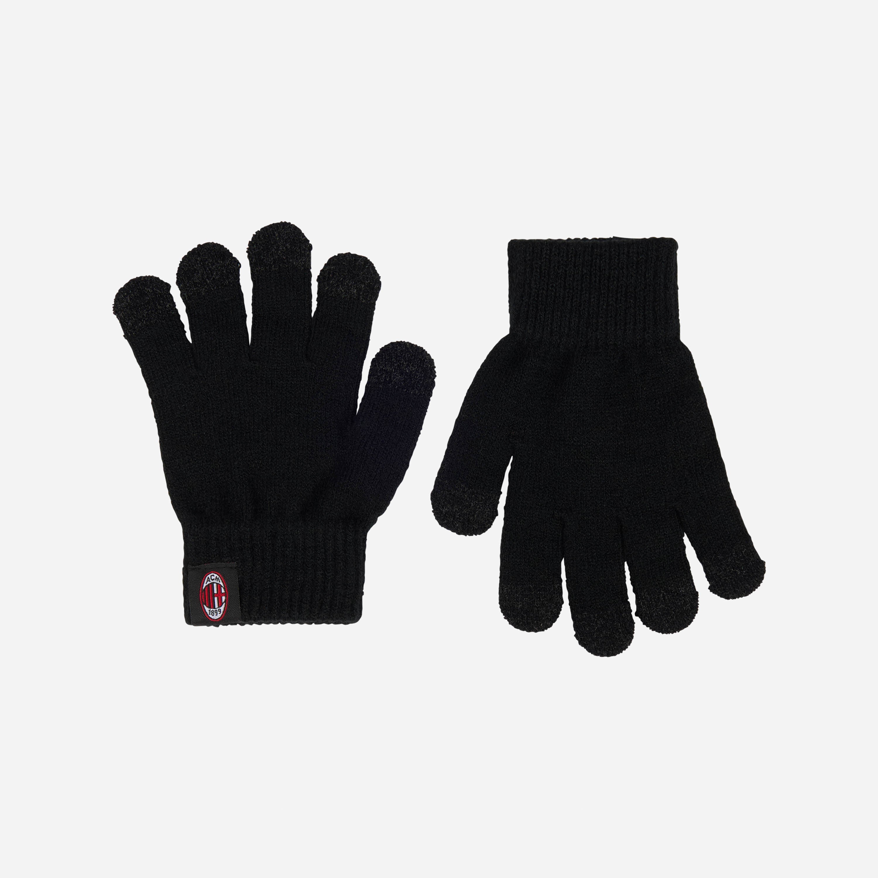 AC MILAN BLACK KIDS GLOVES