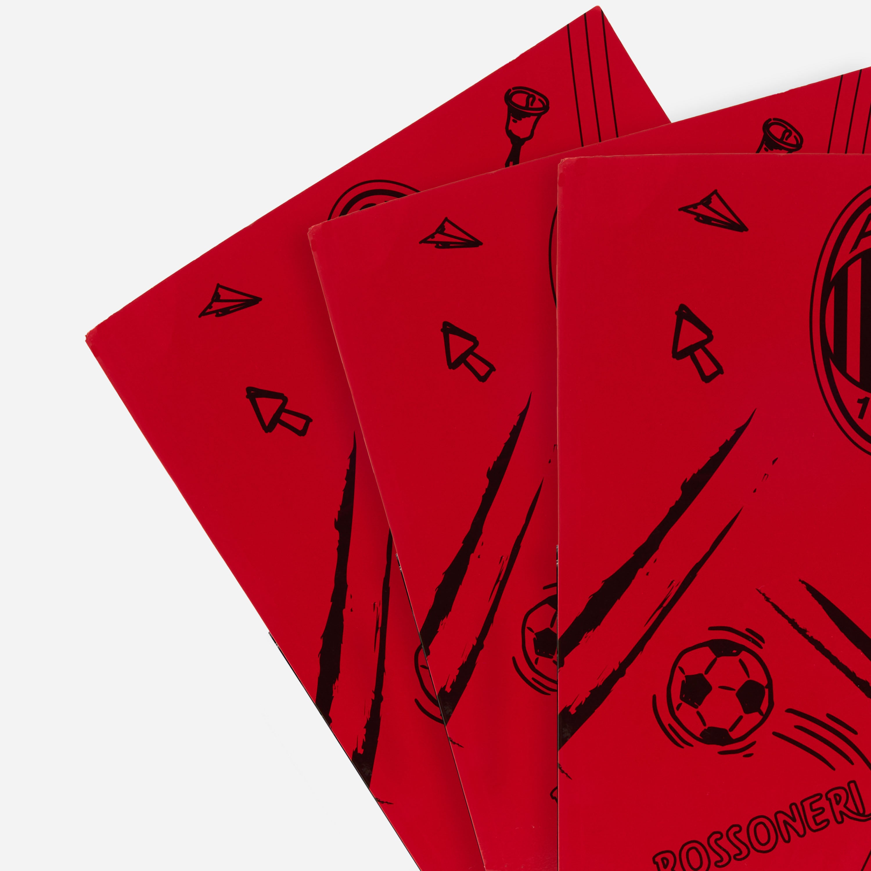 AC MILAN NOTEBOOK SET OF 3