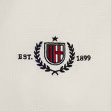 AC MILAN WOMEN'S WHITE LONG SLEEVE POLO WITH EMBROIDERY