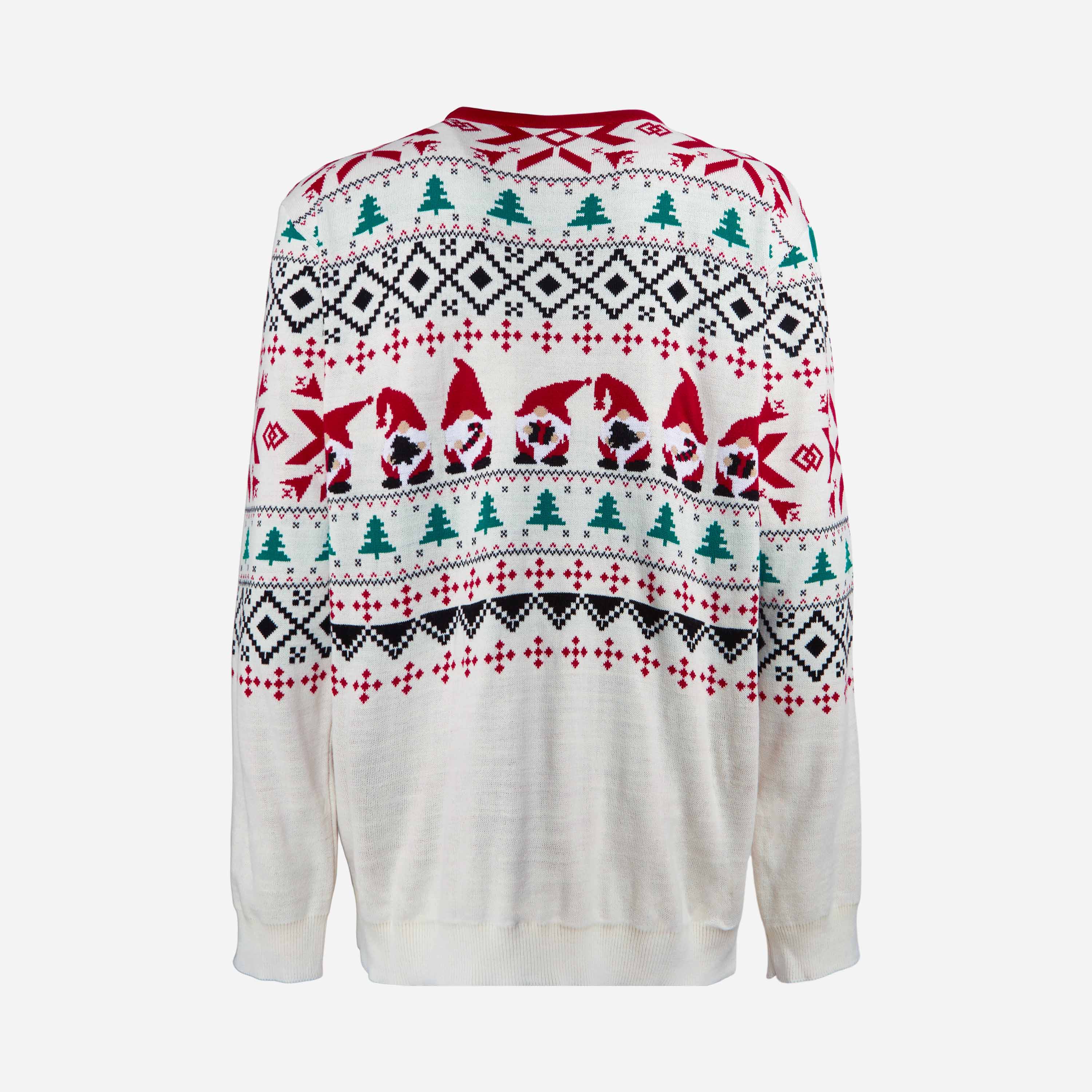 AC MILAN WHITE CHRISTMAS JUMPER