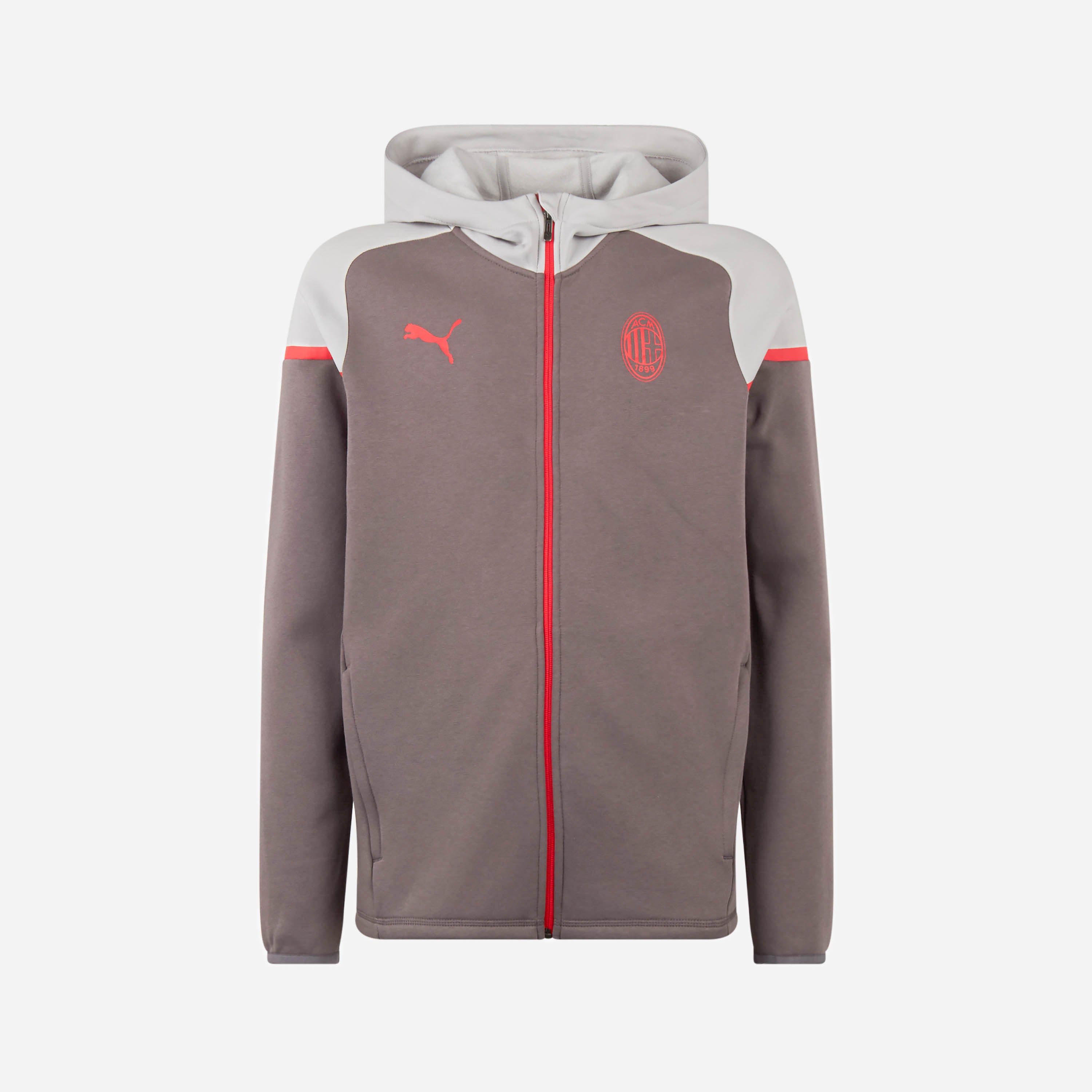 MILAN CASUALS 2023/24 JACKET WITH Store HOOD ZIPPER | Milan AC AND