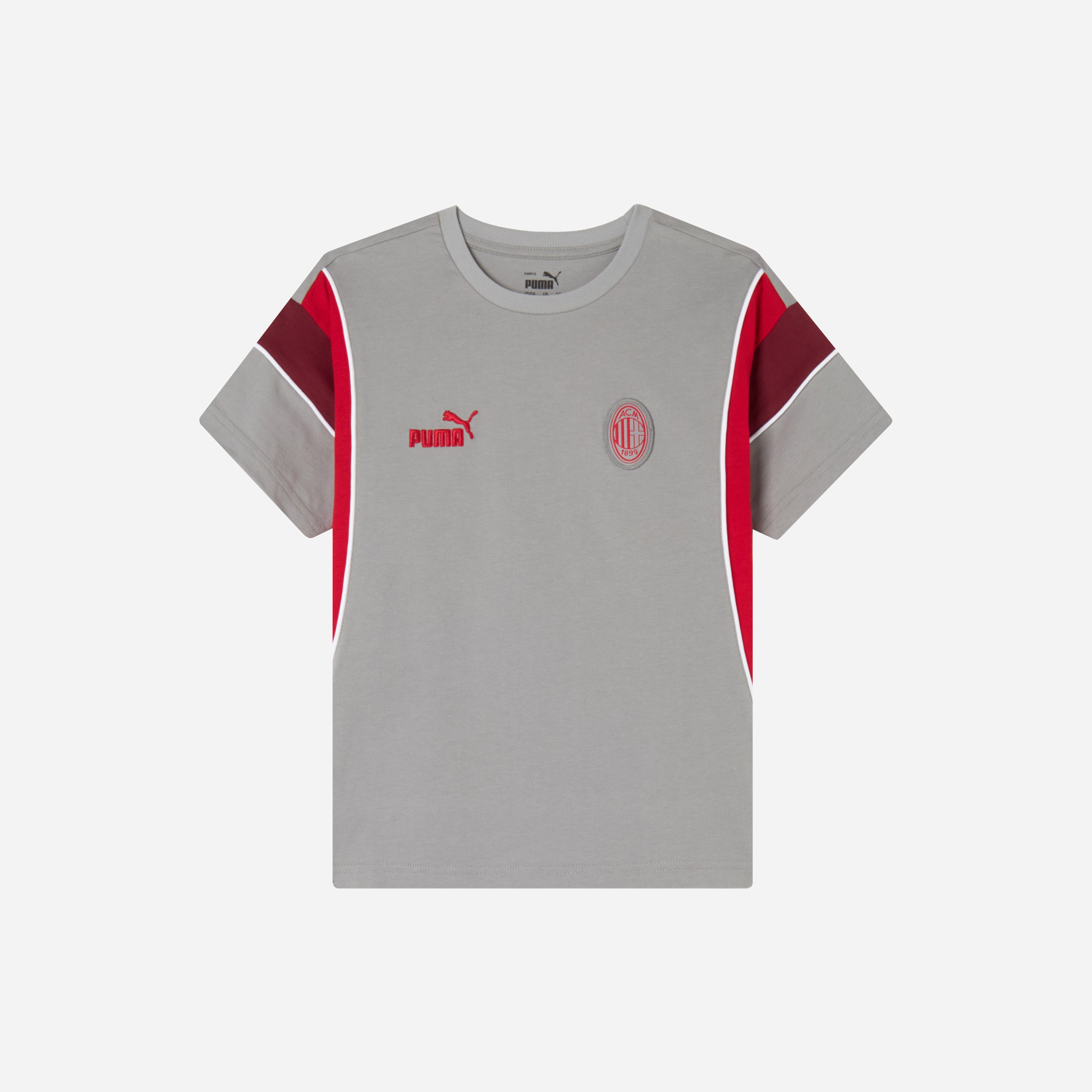 T shirt cheap puma bambino grigio