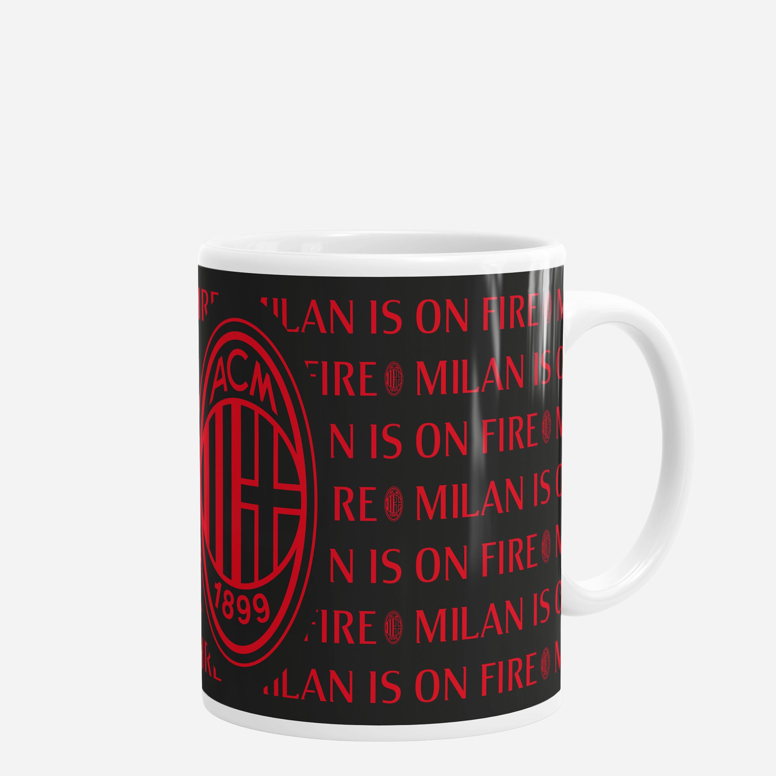 AC Milan Tazza in ceramica con Logo, Prodotto ufficiale