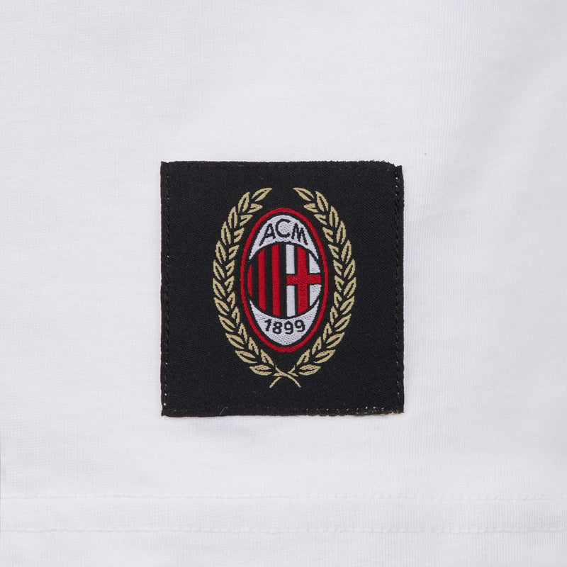 T-SHIRT CON STAMPA MILAN CHAMPIONS LEAGUE RETRO COLLECTION 2003