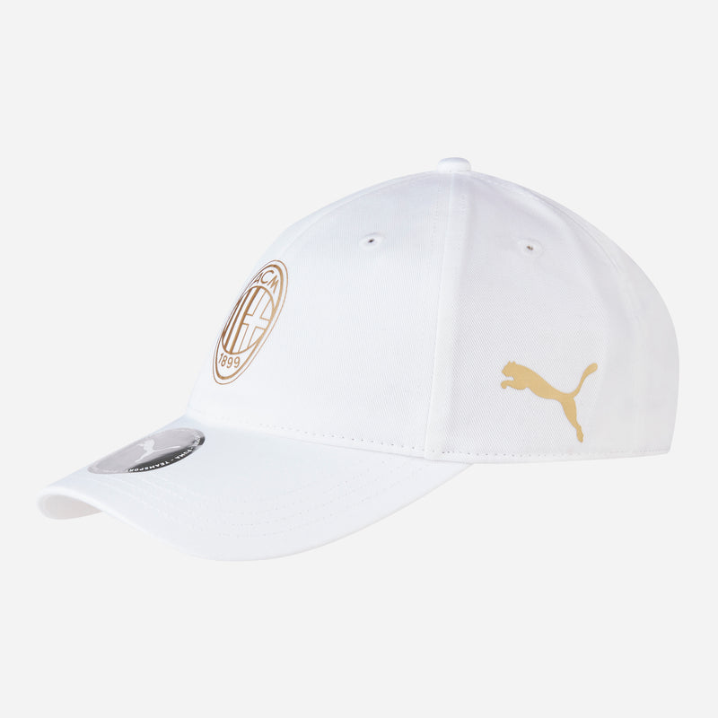 AC MILAN WHITE CAP WITH LOGO