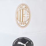 CAPPELLINO BIANCO CON LOGO MILAN