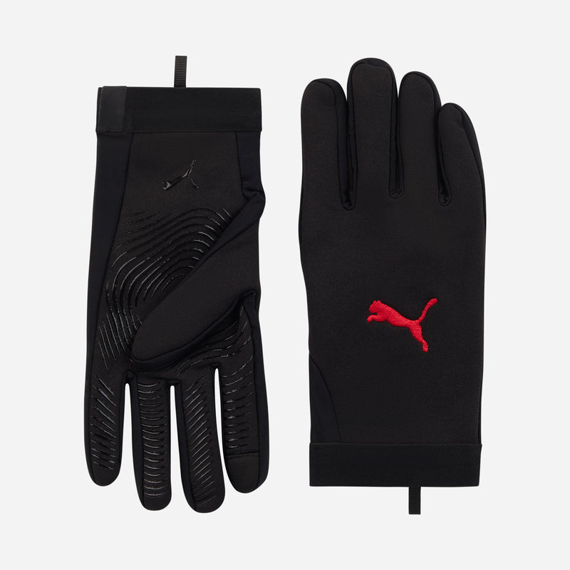 AC MILAN NON-SLIP BLACK GLOVES