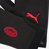 AC MILAN NON-SLIP BLACK GLOVES