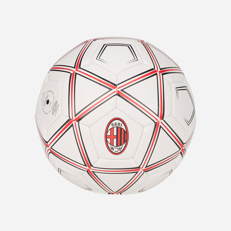 PALLONE BIANCO MILAN CON LOGO