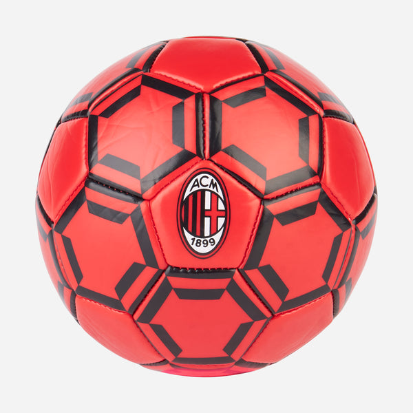 PALLONE MILAN ROSSO CON LOGO