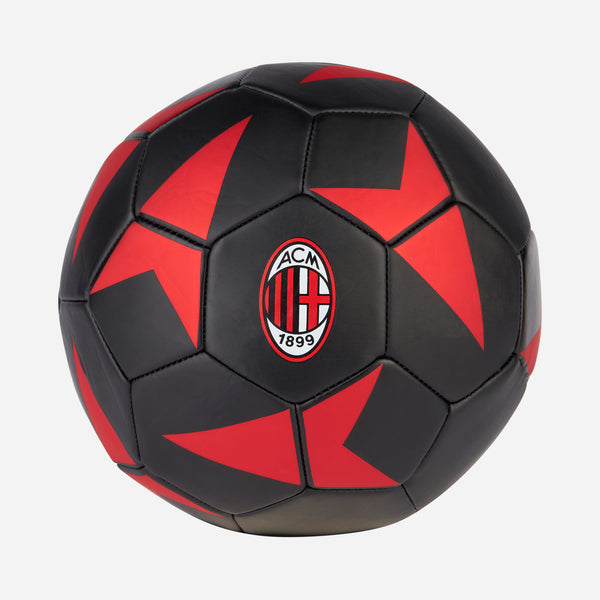 PALLONE MILAN NERO CON LOGO