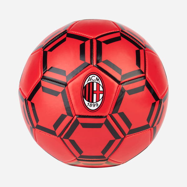 PALLONE MILAN ROSSO CON LOGO