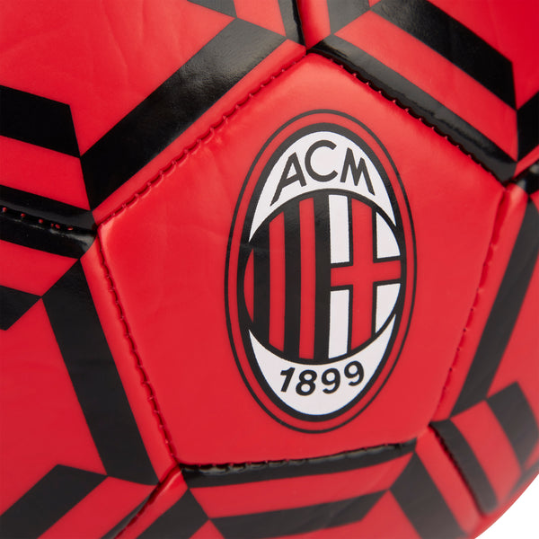 PALLONE MILAN ROSSO CON LOGO