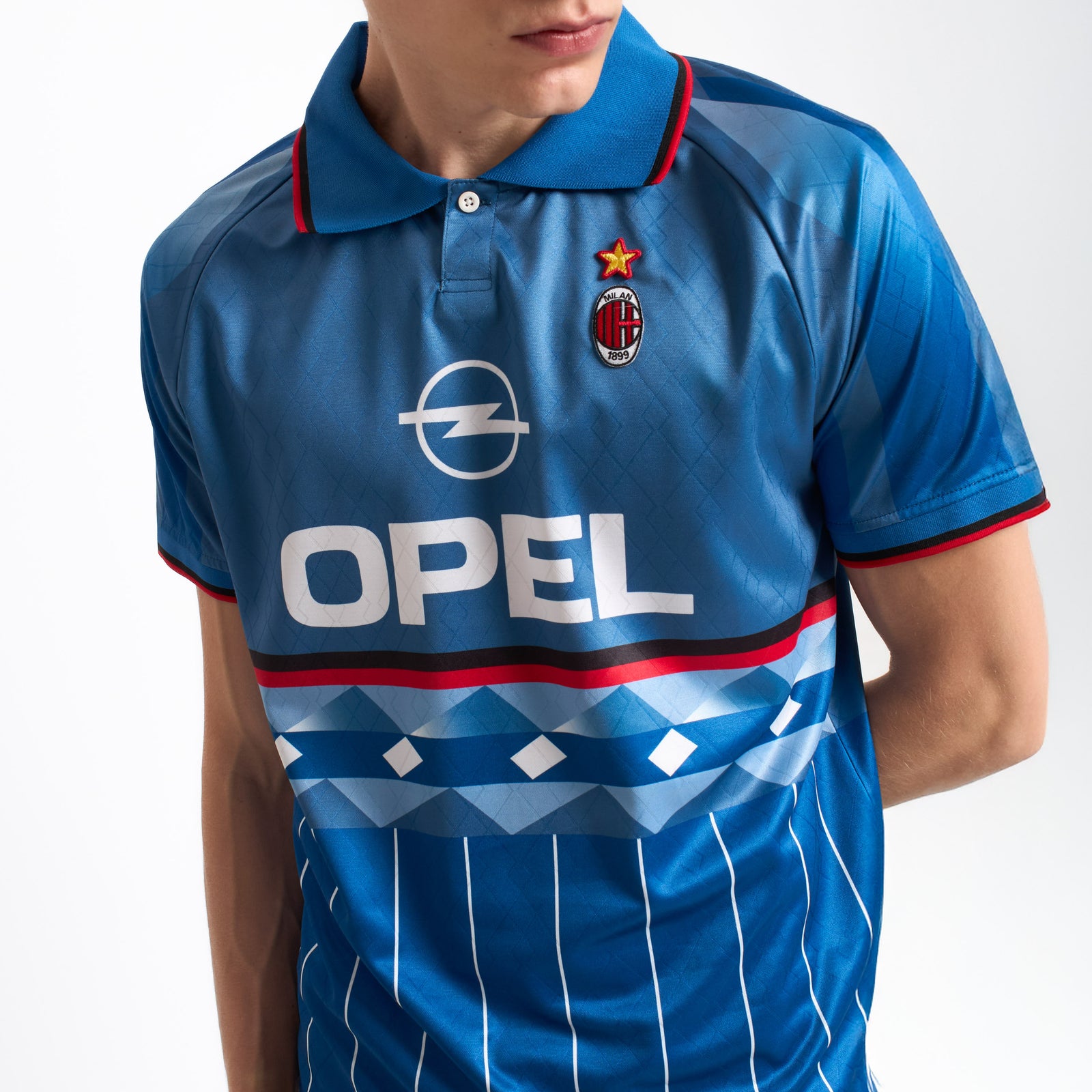 激レア Lotto ACミラン 95-96 4thユニフォーム 青 The Retro Kit | AC Milan 1995/96 4th kit