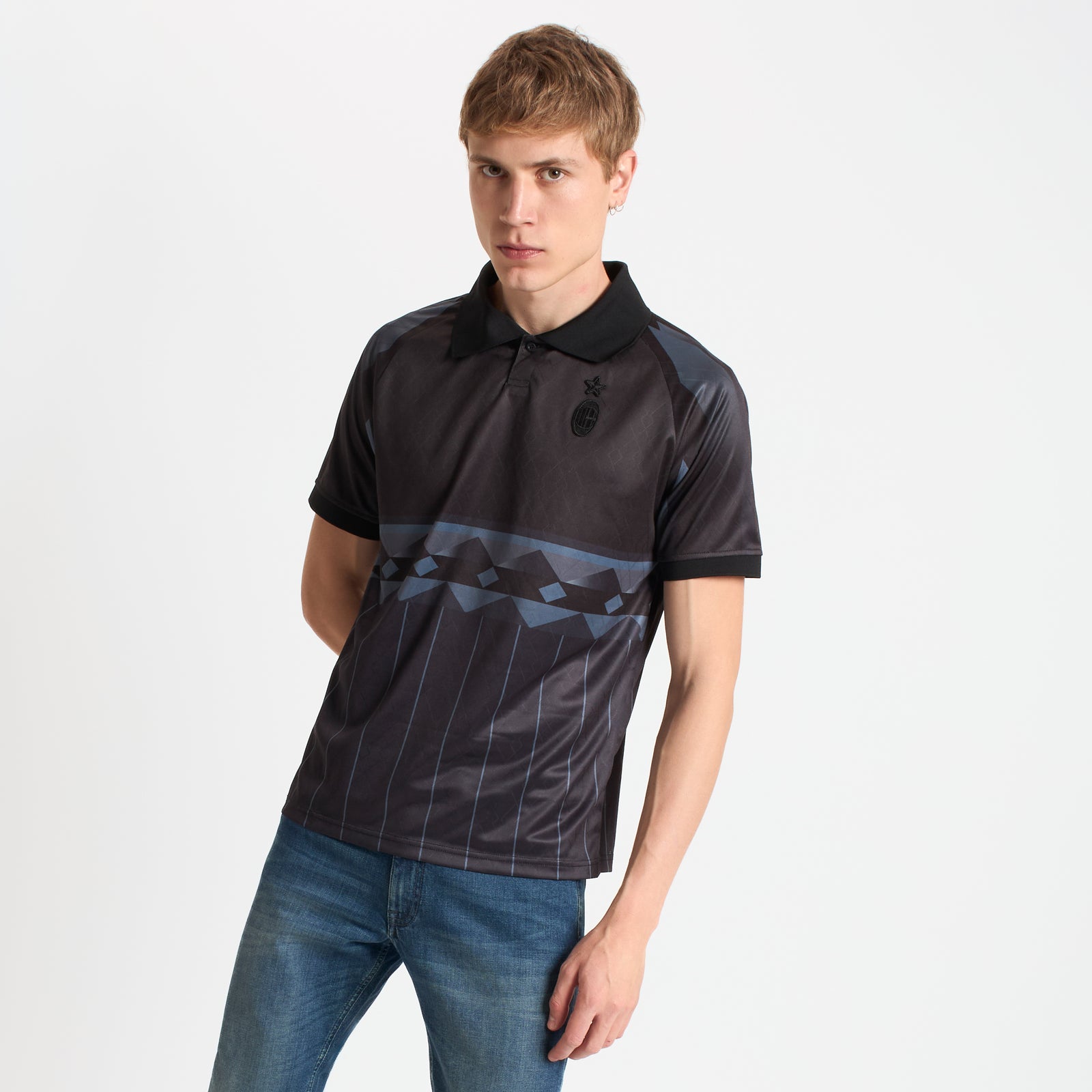 AC Milan 96年モデル 赤黒シャツ 2X Large AC Milan 1996-97 – Fútbol